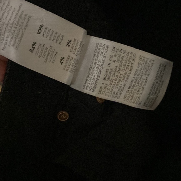 MOTHER HIGH WAISTED LOOKER ANKLE FRAY IN NIGHT HAWK FADED ACID WASHED LOOK - Picture 16 of 16